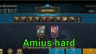 Amius The Lunar Archon hard | Curse City | With Only 2 Champions