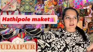Hathi Pol market🛍️ Udaipur Day3 shopping day. Day15/365 ||Family vlog||