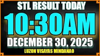 Stl Result Today [10:30am DECEMBER 30, 2025] | Lotto Result Today