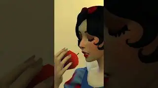 Snow White in Sims 4. 🍎      #createasims #SnowWhite #DisneyPrincess #DisneyPrincessChallenge