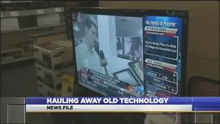 Hauling away old technology
