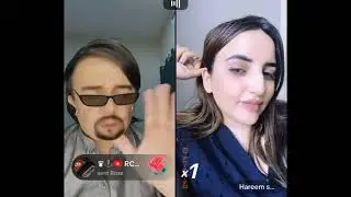 waseem bangash and hareem shah funny tiktok live match / New video