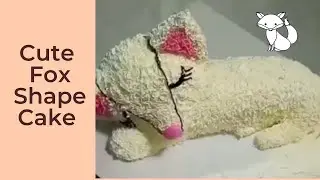 Cute Fox Cake | Female Fox Cake | Birthday cake