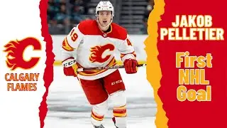 Jakob Pelletier #49 (Calgary Flames) first NHL goal Feb 11, 2023