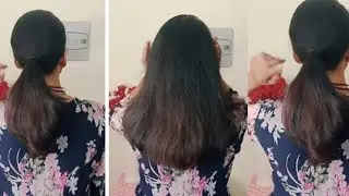 Thin Hair? Change it to Thick Ponytail with Voluminous Locks🌸🌸