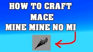 HOW TO CRAFT MACE in Minecraft Mine Mine No Mi