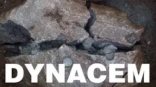Steine sprengen mit Quellsprengstoff Dynacem