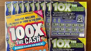 Full Book of NC 10X The Cash Scratch-Offs!💥Part 7💥A Few More Chances For Big Wins!🍀