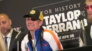 Amanda Serrano Post Fight Press Conference following Amazing and Historic Fight with Katie Taylor