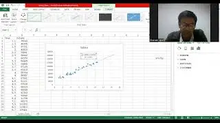 Forecasting using Regression in Excel | #Khurram Iqbal