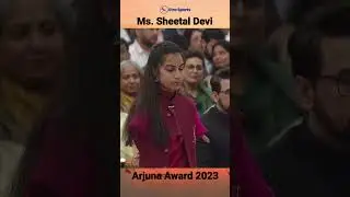 Ms. Sheetal Devi 🫡 (Para Archery) conferred with Arjuna Award 2023 by President Murmu | Xtra Sports