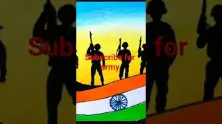 easy and beautiful drawing of Indian army