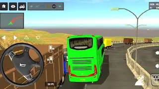 Indonesia Coach bus driving | Euro bus simulator 2025 Android gameplay #game 1