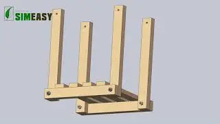 SIMEASY Free Standing Pot Rack