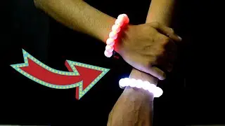 How To Make A Beautiful Glowing LED Bracelet - DIY Cool Invention