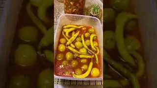 انجح واسرع طريقة لعمل مخلل الزيتون الاخضر 