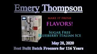 Sugar Free Blueberry Italian Ice