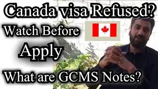 Canada Visa Refused? What are GCMS Notes