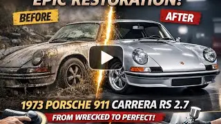 ASMR Car Restoration Full Rebuild of Silver Mercedes-Benz 300SL Gullwing 1955 from Abandoned 
