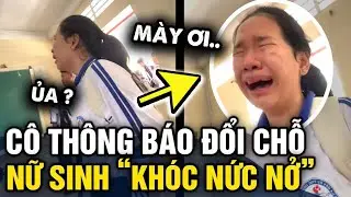 Hearing the teacher announce a seat change, the female student burst into tears, little did she k...