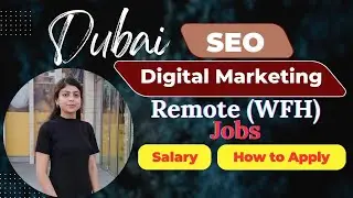 Dubai SEO & Digital Marketing Remote Jobs 2025 | Work from Home Salary + How to Find Jobs Fast