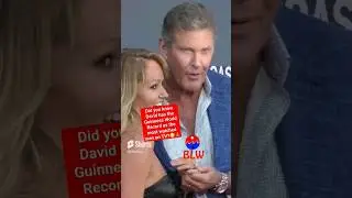 #DavidHasselhoff #Baywatch #90s #80s #Actor #KnightRider #Celebrity #culture  #GuinnessWorld