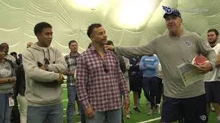 Titans Surprise Blaine Bishop with a Special Honor