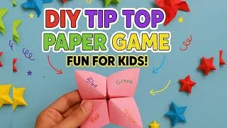 How To Make a Paper  FORTUNE TELLER | EASY Origami | Tip Top Paper Game | Fun Game