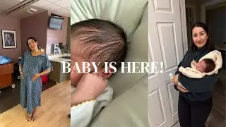 Она здесь! История родов и дни из жизни с новорожденным #роды #беременность