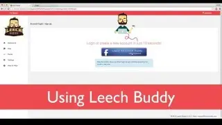 How to leech premium files using Leech Buddy