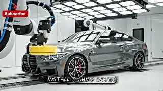 Most Satisfying Industrial Production Line: BMW M4 Interior & Exterior Perfection