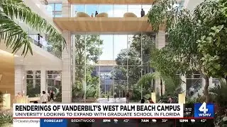 Renderings of Vanderbilt's West Palm beach campus