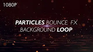 FULL HD Particles Bounce Background Loop Animation