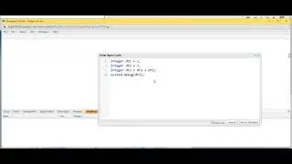 Use Anonymous window to execute code or Use of debug log to check result
