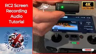 How to get screen recording audio  | RC2 Controller | Beginner tutorial Guide #drone | #djirc #dji