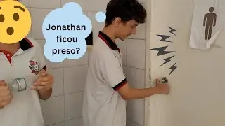 ELE FICOU PRESO NO BANHEIRO!!🙀