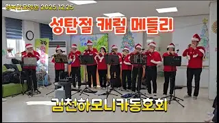 #성탄절 캐럴 메들리 #행복한 요양원(2025.12.25)  #김천 하모니카 동호회