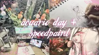 dibujando ✧ después del acuario °‧🫧🐠⋆.ೃ࿔*:･