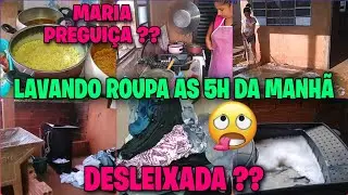 SOU DESLEIXADA?? LAVANDO ROUPA AS 5h DA MANHÃ/ ACUMULOU DEMAIS/ NUNCA VI TANTA ROUPA SUJA