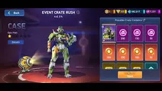 NEW PILOT CASE EVENT CRATE RUSH TRY OUT | MECH ARENA
