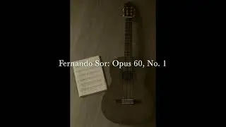 Fernando Sor: Opus 60, No  1