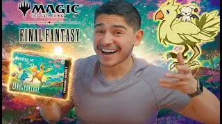 Magic The Gathering x Final Fantasy Chocobo Bundle Unboxing! 🐤✨