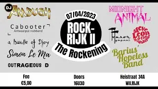 Tensor Tympani - Stay In Bed (Live 07-04-2023 Rock-Rijk)