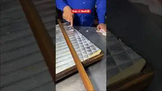 Kaju ki Barfi making in Factory 😱 | Indian Sweets