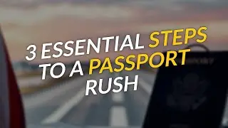 3 основных шага к 21‑дневной спешке с получением паспорта 🚨✈️