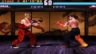 Paul Phoenix vs Jin Kazama (Hardest) Tekken 3