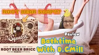Root Beer Bricc Soap!? (Dr. Squatch) Soap REVIEW! (BATHTIME WITH D.CMill)