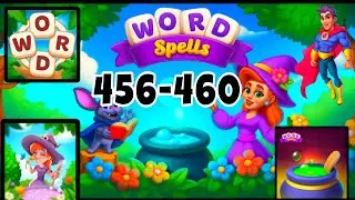 WORD SPELLS Puzzle for Adults level 456 457 458 459 460