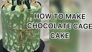 How To Make A Chocolate Cage Cake