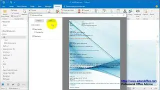 How to print an email including background color in Outlook